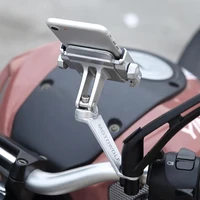 aluminum phone holder motorcycle rear view mirror mount holder stand for iphone 12 11 pro max