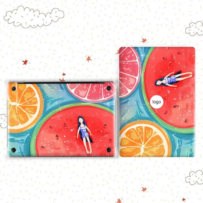

Laptop foil leaf flamingo girl notebook skin for MacBook Pro 13.3 Air 13.3 retina15 for Apple vinyl stickers Waterproof gift