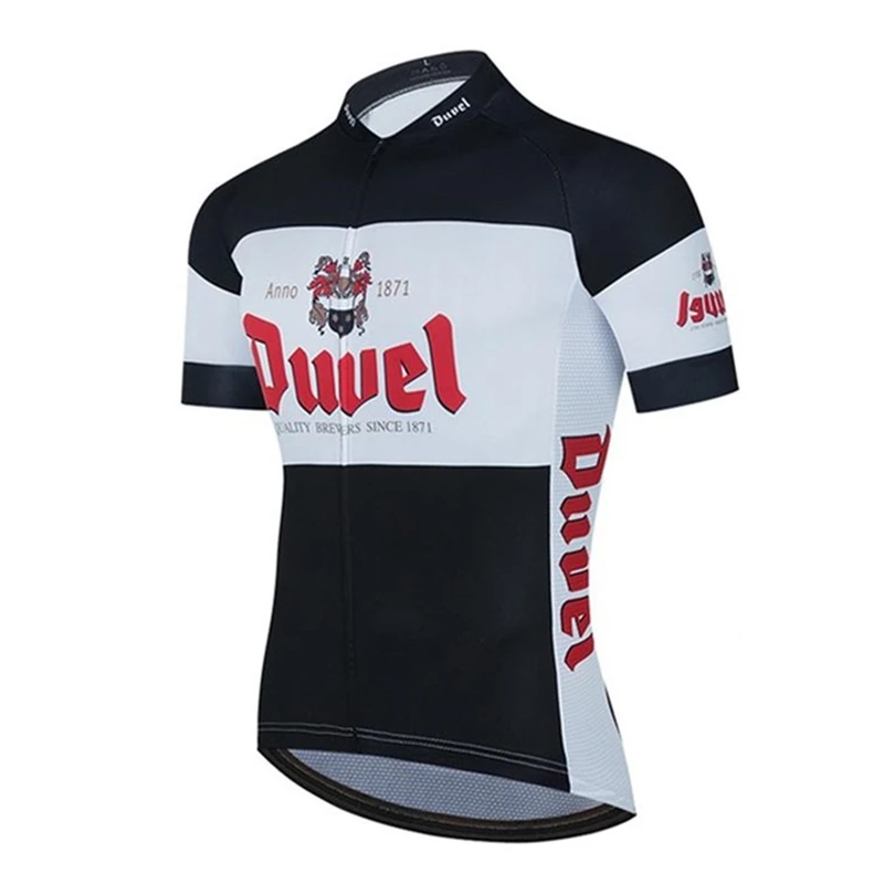 

Classic DUVEL Beer Men Cycling Jersey light and breathable summer short sleeve and shorts pro cycling jersey mtb pro team cyclin