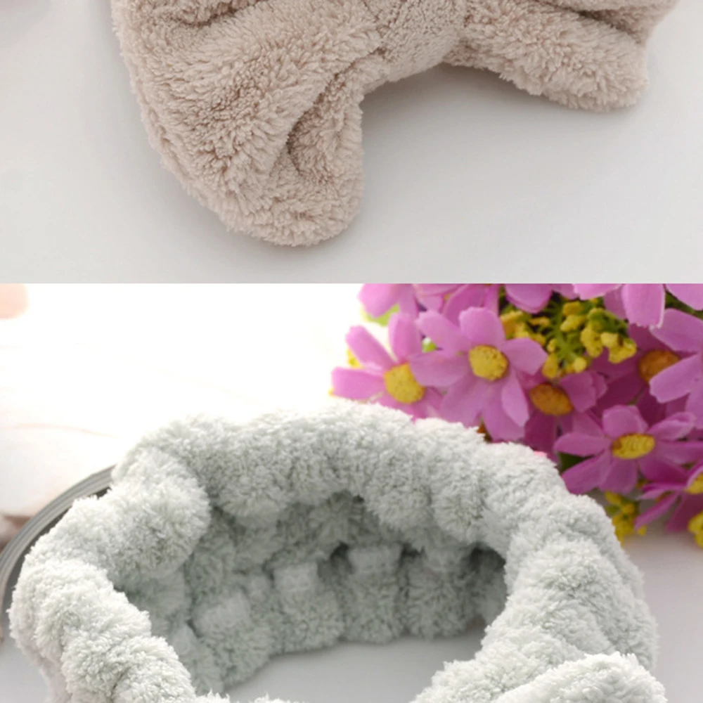 

Winter Warmer Ear Knitted Headband Turban For Women Crochet Bow Wide Stretch Solid Hairband Quality Headwrap Hair Accessories