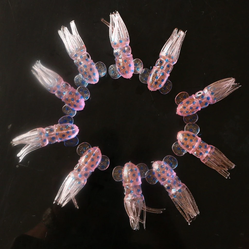 7g 2 75 'мягкий кальмар приманки для ловли на блесну силиконовые осьминог Кальмар