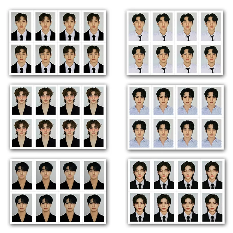 Kpop Group Stray Kids with the Same CLIO Joint ID PHOTO One-inch Photo SKZ Passport Fan Gift Collection | Канцтовары для офиса и