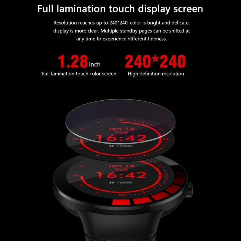 

Sport Smart Watch Men IP68 Waterproof Full Press Screen Silicone Strap SmartWatch for Android IOS Phone Fitness Tracker