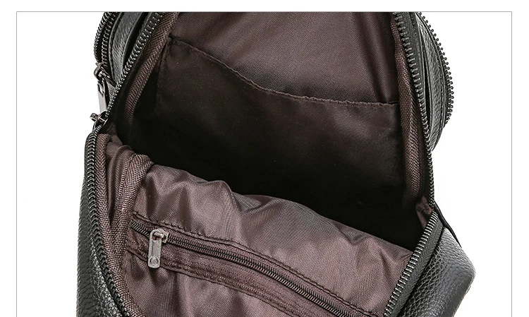 

Chuwanglin Men's Crossbody Bags Chest Bag Designer Messenger bag Leather Shoulder Bags Diagonal Package Back Pack Travel L501506