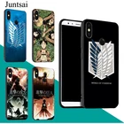 Атака на титановый чехол Shingeki no Kyojin для Xiaomi Redmi Note 9 7 8 Pro K30 9 S 8T 7A 8A Mi 9T A3 9 SE 10 Lite Max3 Mix3