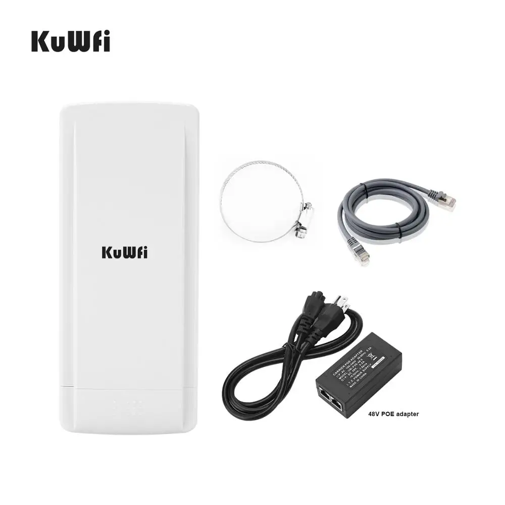 Уличный роутер KuWFi 4G LTE CPE 150 Мбит/с беспроводной CPE/мостовой/шлюз/WISP со слотом для sim