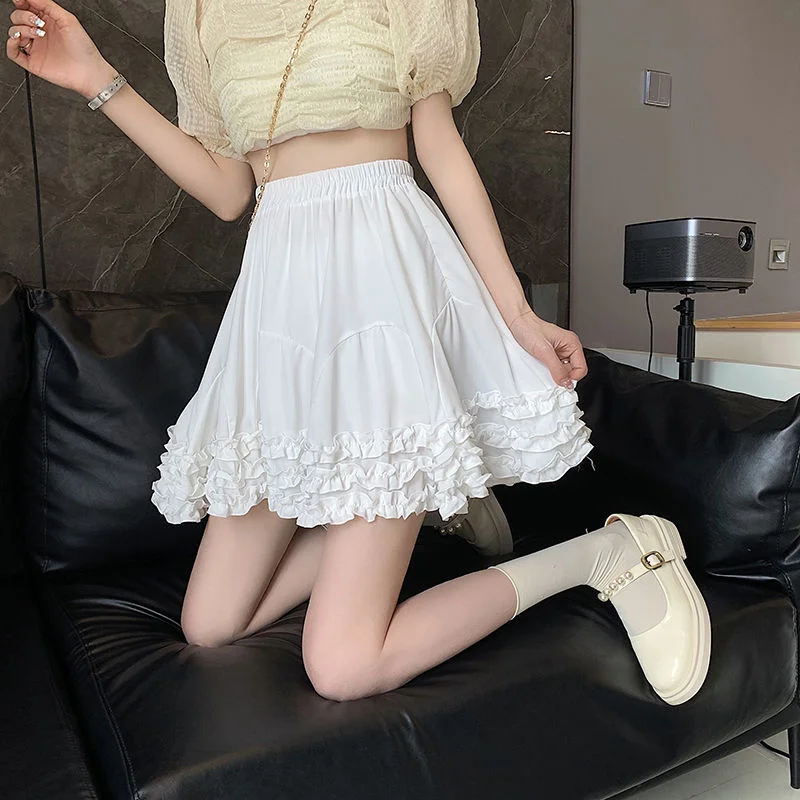 

Summer 2021 new Korean high waist slim anti light shawl skirt