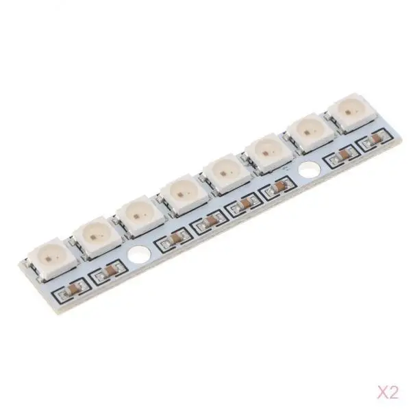 2 шт. 8Bit WS2812 полоса 5050 RGB для R3 AVR полноцветный светодиодный драйвер|Передние