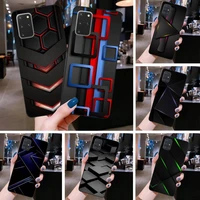 dabieshu black light dark figures shell phone case for samsung s20 plus ultra s6 s7 edge s8 s9 plus s10 5g lite 2020