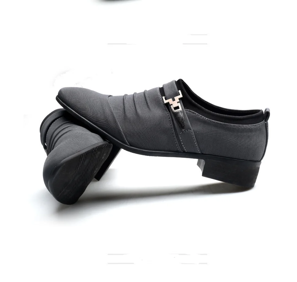 2021 New Men's shoes Men Dress Shoes Breathable Canvas Casual Business Big Size 47 48 men British Oxford Zapatos | Обувь