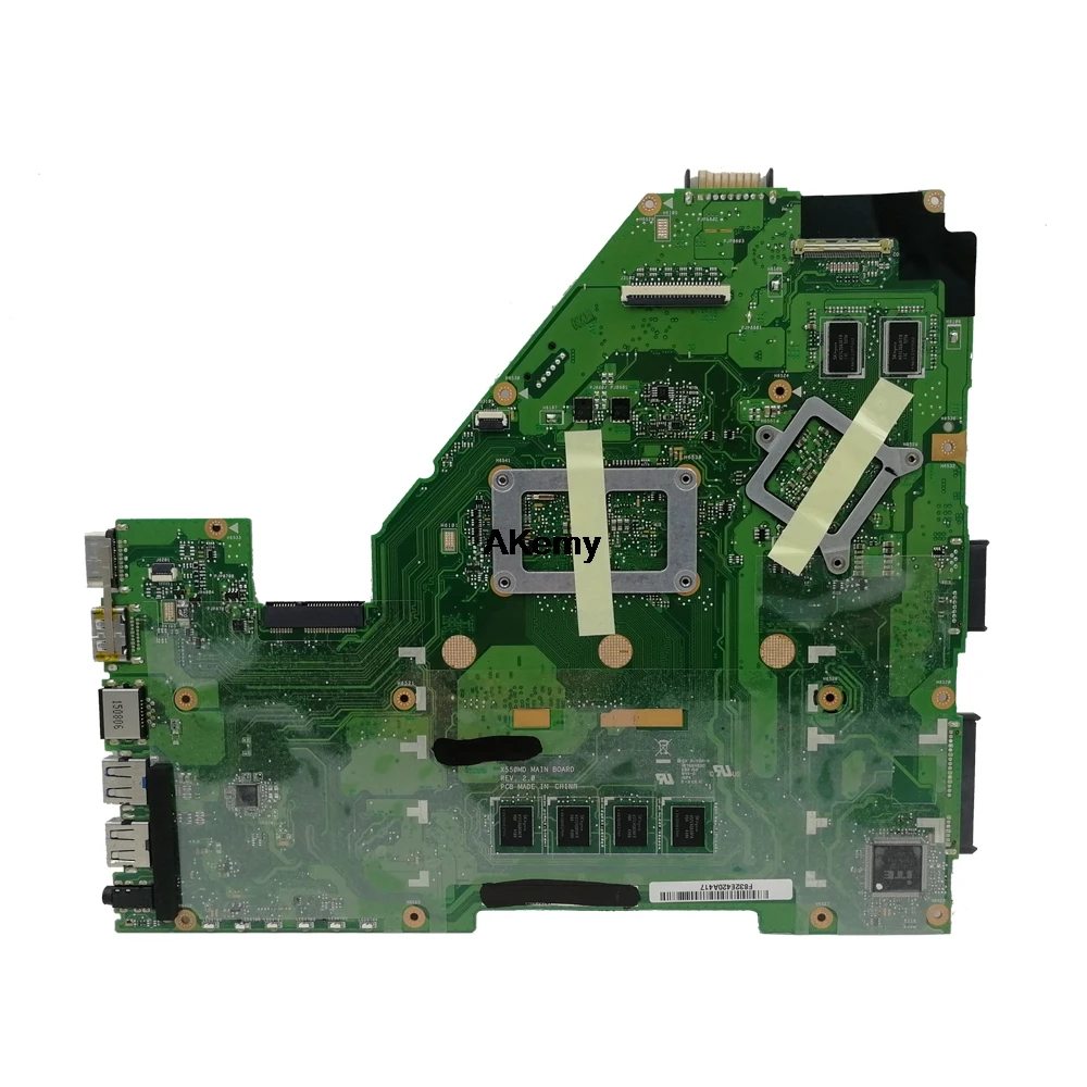 X550MD материнская плата GT820M N3530 4GBRAM для For Asus X550M X552M Y582M ноутбука Тест ОК|lcd cable|lvds cable