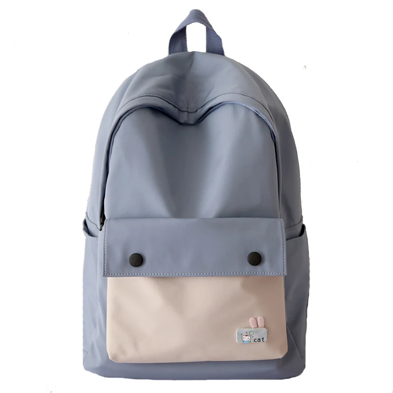 

Japanese Ins Women's Backpack Solid Color Small Fresh School Bag Female Korean School College Women Backpack Female Bookbags New