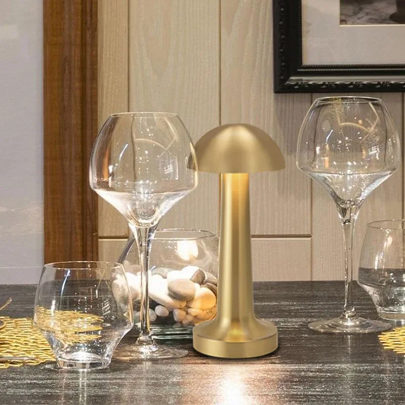 Барная настольная лампа в стиле ретро светодиодный ночсветильник с зарядкой от