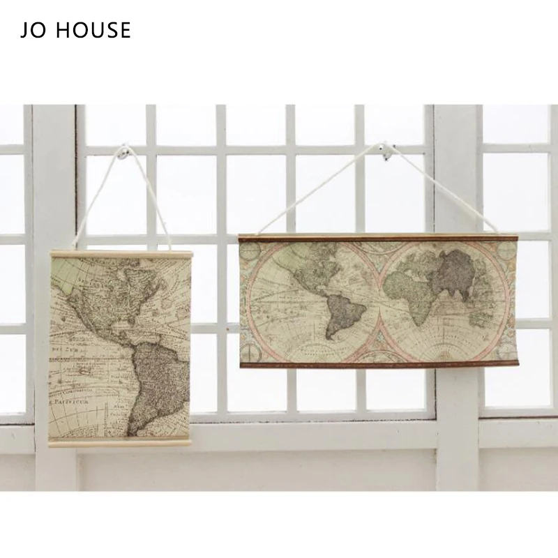 

Модель мини-карты JO HOUSE 1:12 1:6 модель кукольного домика Миниатюрные аксессуары для кукольного домика