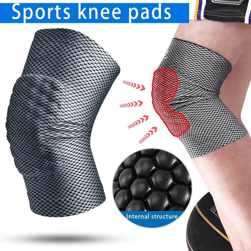 

Hot Soft Brace Knee Protector Breathable Shockproof Guard Support Pad for Sports Cycling DO2