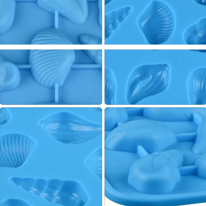 

Seashell Mold Creative Non-Stick DIY Chocolate Mold Shell Silicone Mold For Cake easy to demould Creative Chocolate Mould