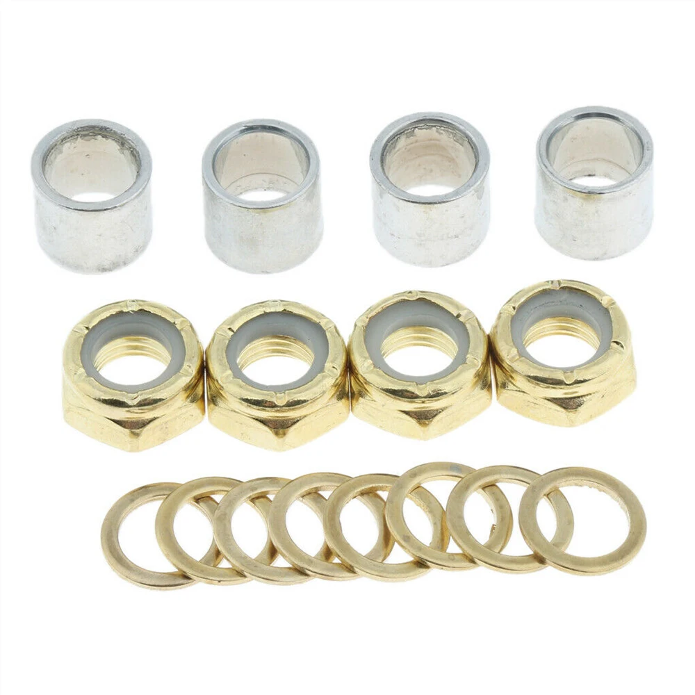 Комплект скоростей для скейтборда Лонгборда грузовика 4x гайки новые шайбы