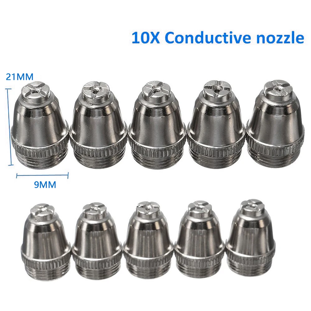 

26 PCS Plasma Cutter Consumables Kit Electrode Nozzles SG-55 AG-60 WSD-60P Cutting Torch Tip Nozzle Accessory Set