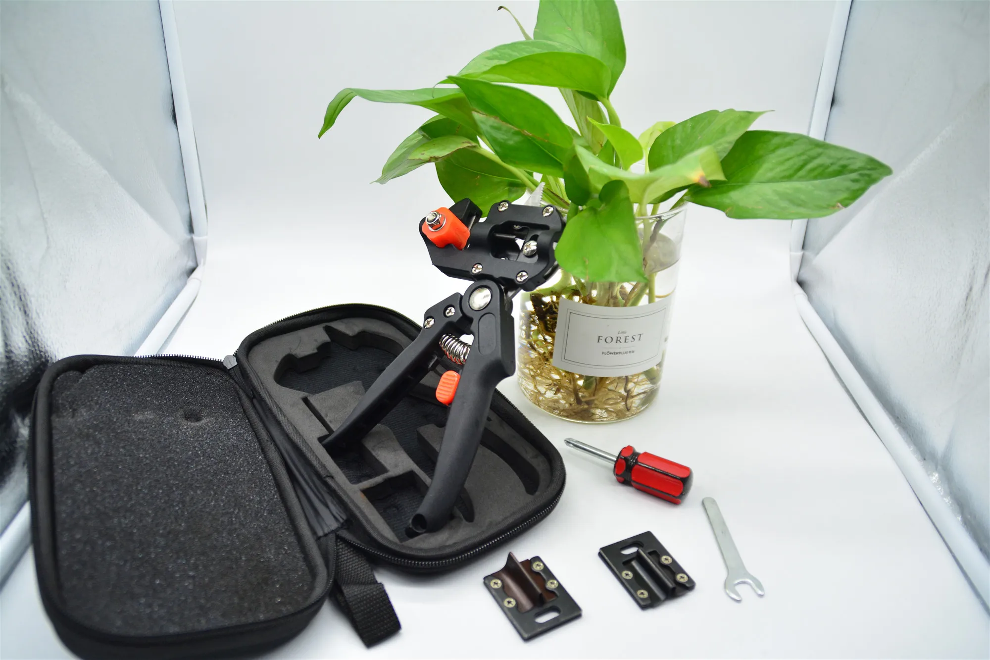 1 шт. черный нож для прививки многофункциональный прививания фруктовых деревьев