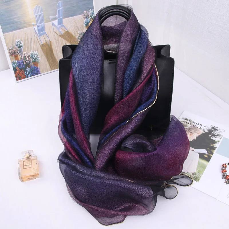 

New Arrival Scarves Women 2022 Silk Wool Scarf For Lady Pashmina Echarpe Cape Shawls And Wraps Hijab Foulard Bandana Poncho