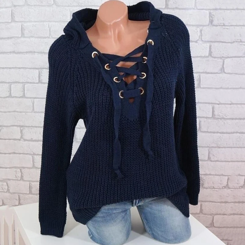 Женский свитер 2020 осень зима новый однотонный базовый с длинным рукавом на