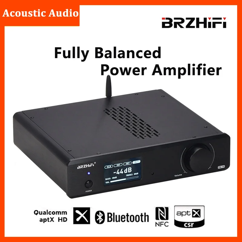 

Полноразмерный аудио усилитель мощности BRZHIFI 70 Вт * 2 SK18752 JRC5532DD Bluetooth CSR8675 APTX HD класса A Hi Fi стерео звуковой усилитель