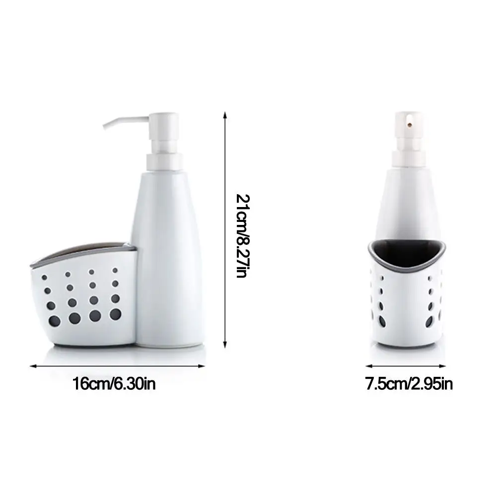 

2 in1 Kitchen Storage Racks Multi Function Liquid Container Storage Basket Sink Sponge Holder For Bathroom Kitchen Accessories
