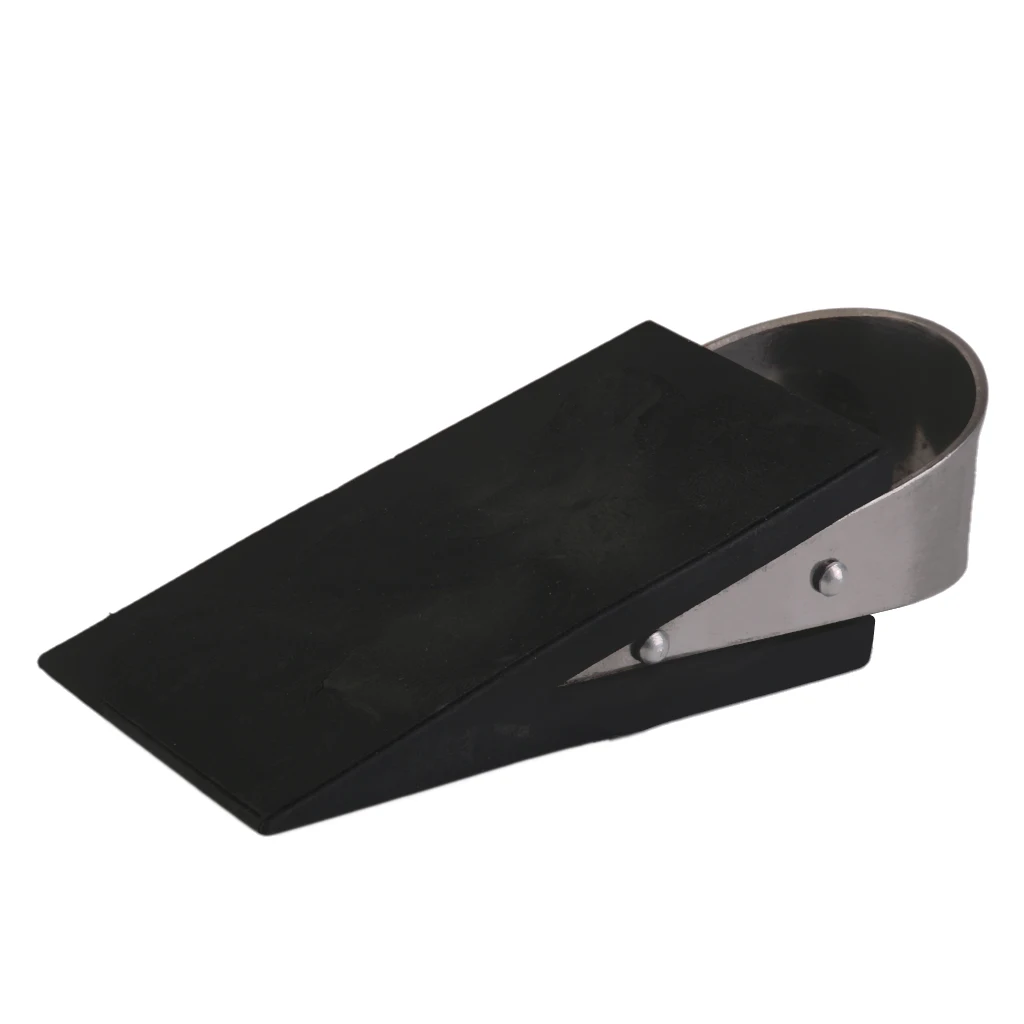 

Rubber Stainless Steel Door Stop Stopper Door Wedge For Kids Pets Safety