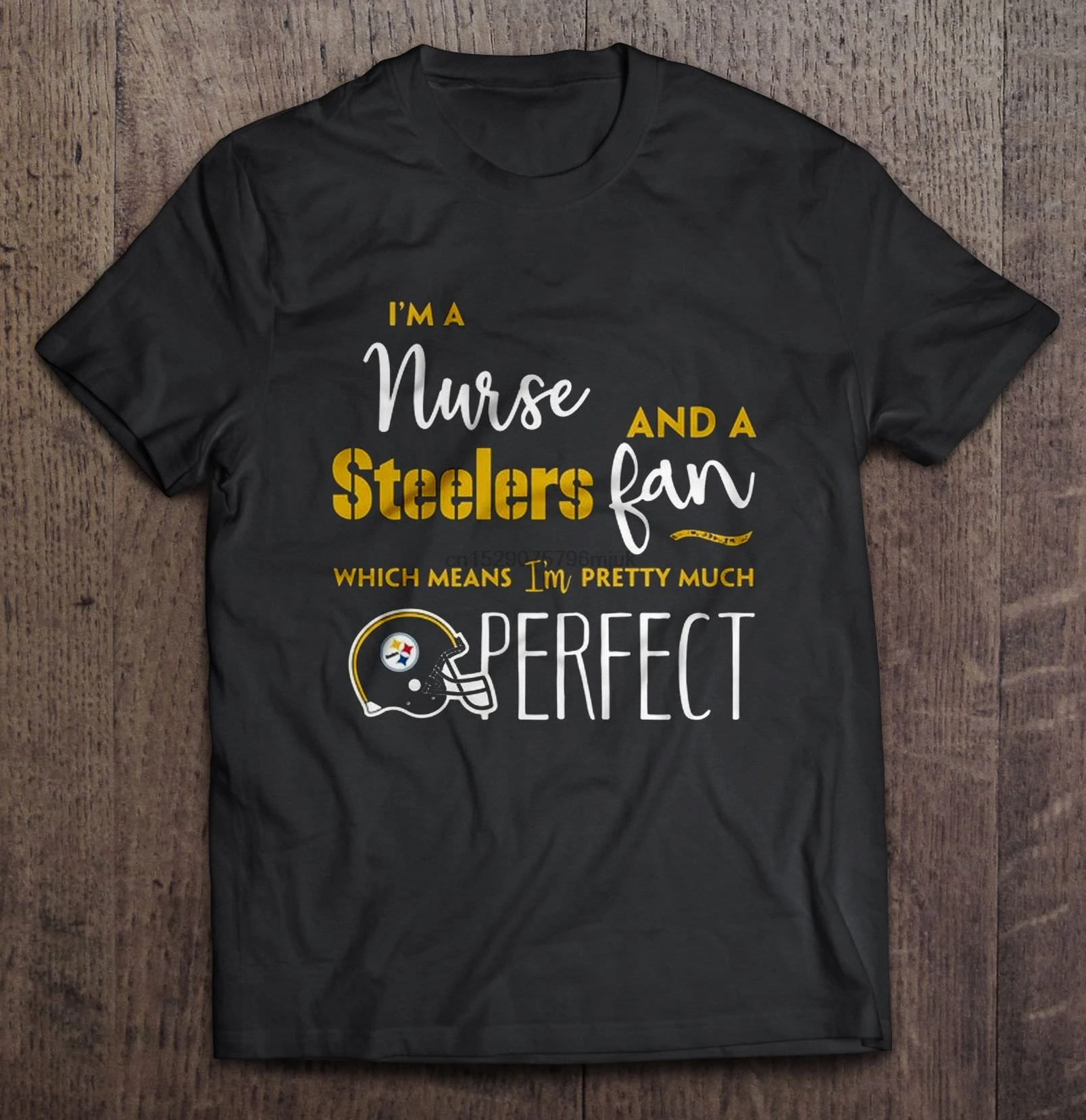 Мужская футболка I'm Nurse And Steelers Fan что означает довольно совершенная женская