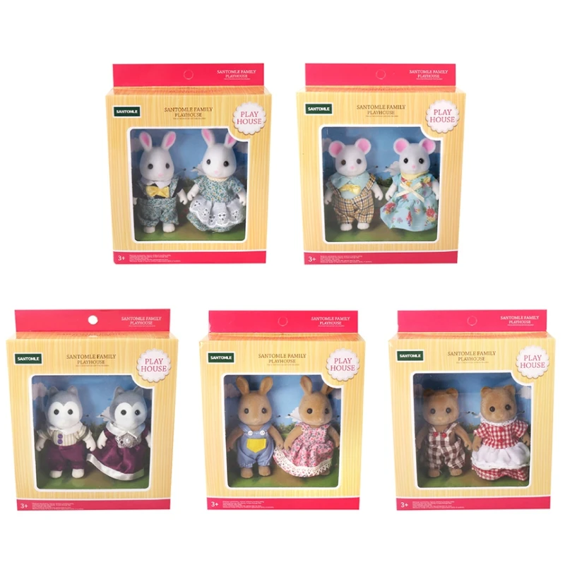 Миниатюрная кукла с животными для детей кукольный домик сделай сам миниатюрные 3D