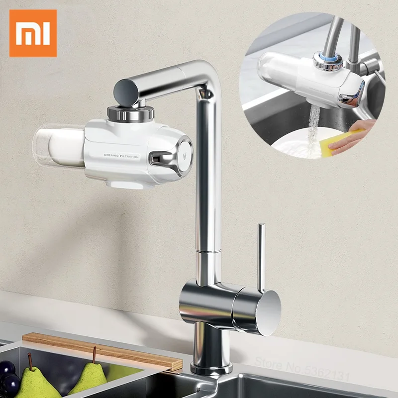 Очиститель воды для крана Xiaomi VIOMI, моющийся керамический Перколятор для кухонного смесителя, фильтр для воды, удаление ржавчины и бактерий
Очиститель воды для крана Xiaomi VIOMI, моющийся керамический Перколятор для кухонного смесителя, фильтр для воды, удаление ржавчины и бактерий