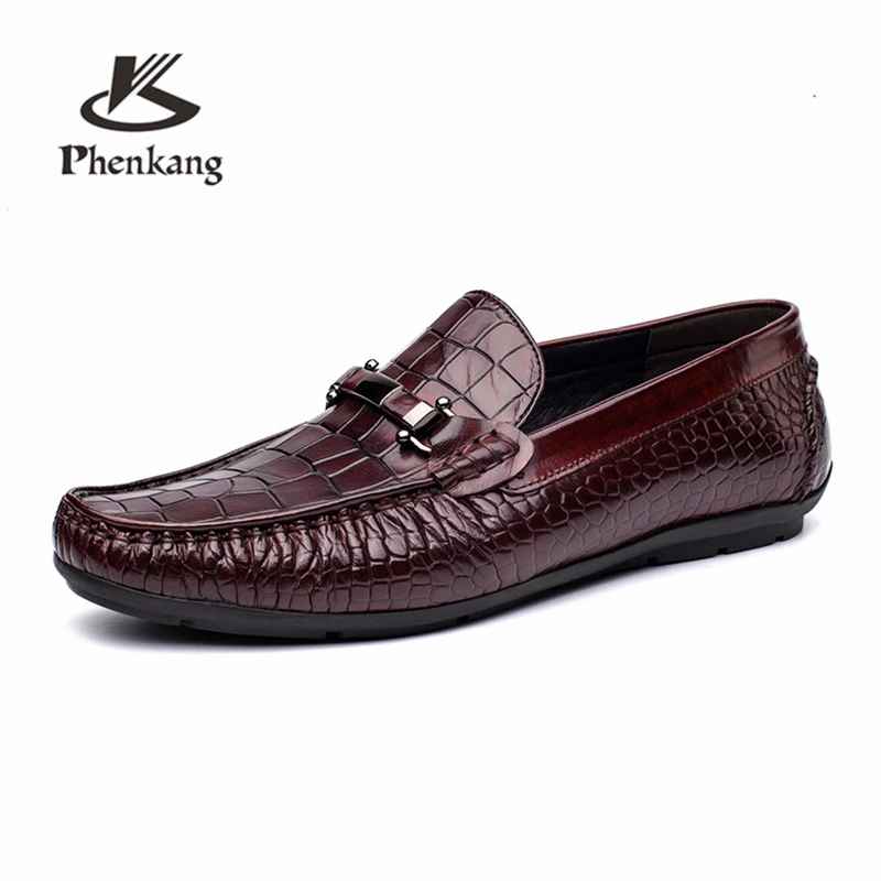 Мужская повседневная обувь из натуральной кожи деловая модельная для банкета