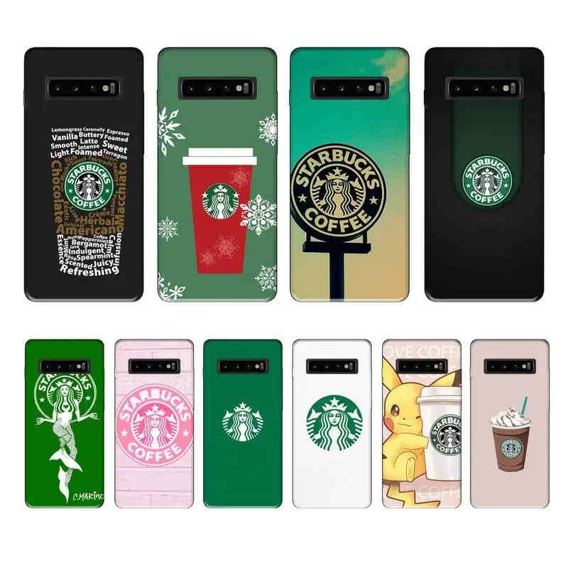 Известный кофе логотип Чехол coque fundas etui для samsung galaxy A10 A20 A30S A40 A50 A51 A70 A71 note 8 9 10 чехол