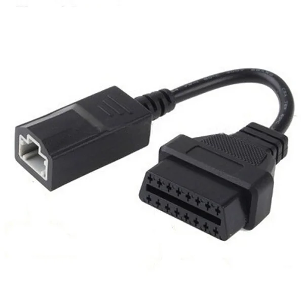 

50pcs/Lot OBD Adaptor Connector For Honda 3Pin OBD OBD2 Lead Cable 3 Pin to 16 Pin OBD1 to OBD2 Diagnostic Tool