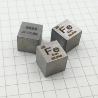 1pc high purity 4n iron metal ferrum periodic phenotype cube 10mm 99 99 fe cube hobby display collection