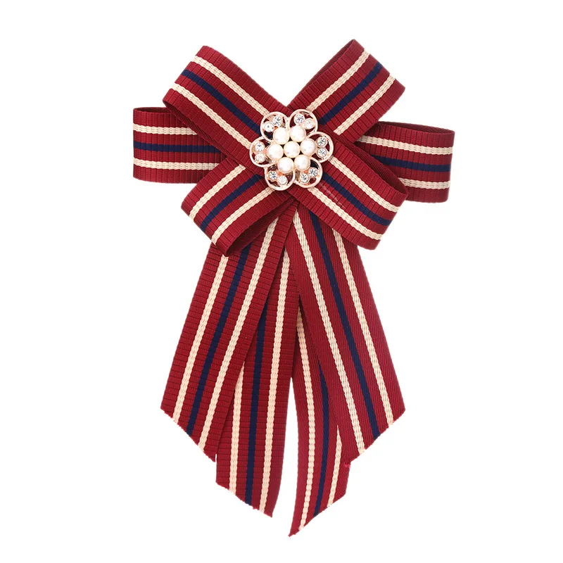 4 I-Remiel Bowties бант-галстук Брошь ткань заколки кристаллы и броши корсаж бабочка Блузка аксессуары булавка отворот для женщин - Окраска металла: 4