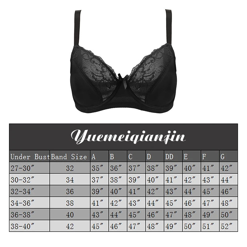 Размера плюс без подкладки бюстгальтеры сексуальные кружевные для девочек