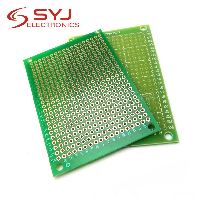 1pcs/lot 5x7cm 5*7 Double Side Prototype PCB single diy Universal Printed Circuit Board In Stock