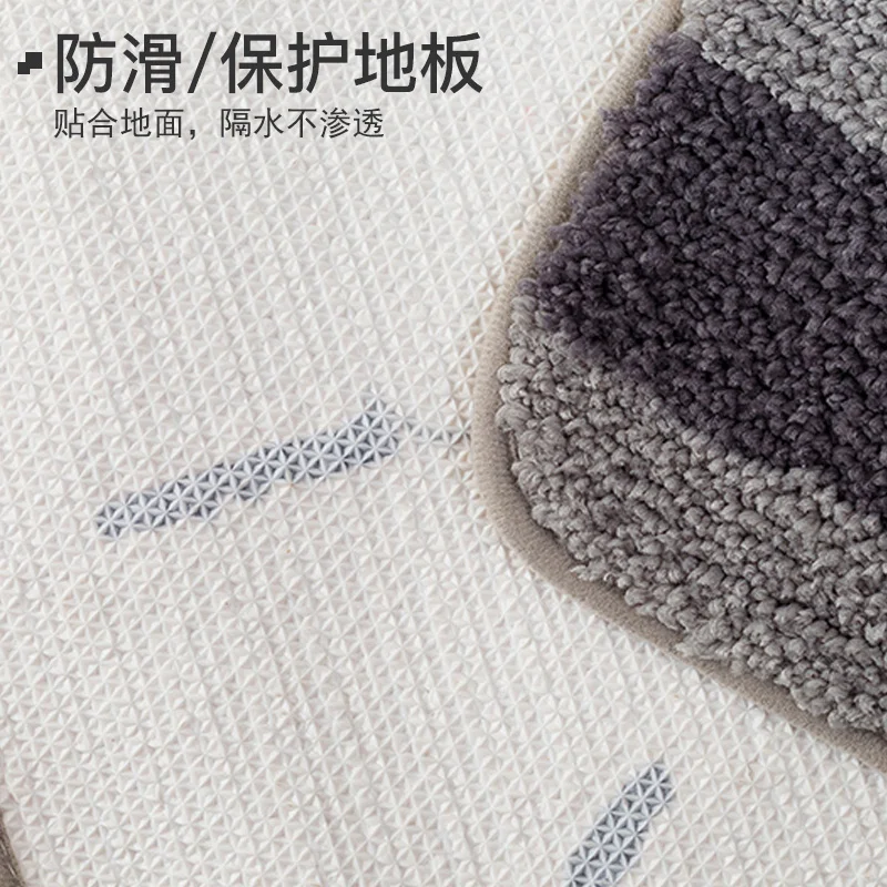 

Bathroom Non-Slip Mat Door Mat Bedroom Entrance Cat's Paw Door Mat Household Carpet Absorbent Pads Toilet Floor Mat