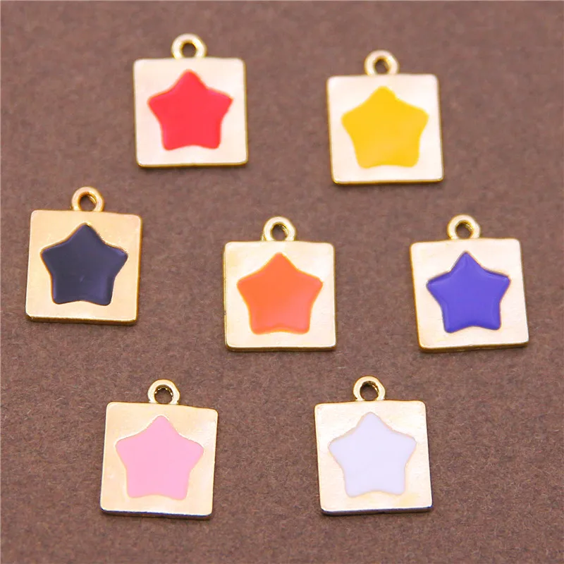 6 шт. модные подвески в форме сердца со смайликом и цветком от сглаза соединители