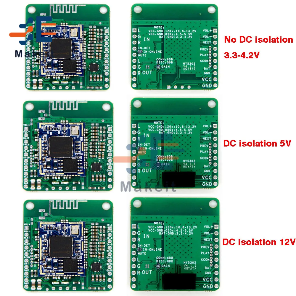 Плата приема музыки QCC3031 APTXHD аудио AUX без потерь Hifi Bluetooth 5 0 плата звука TPA6132A2