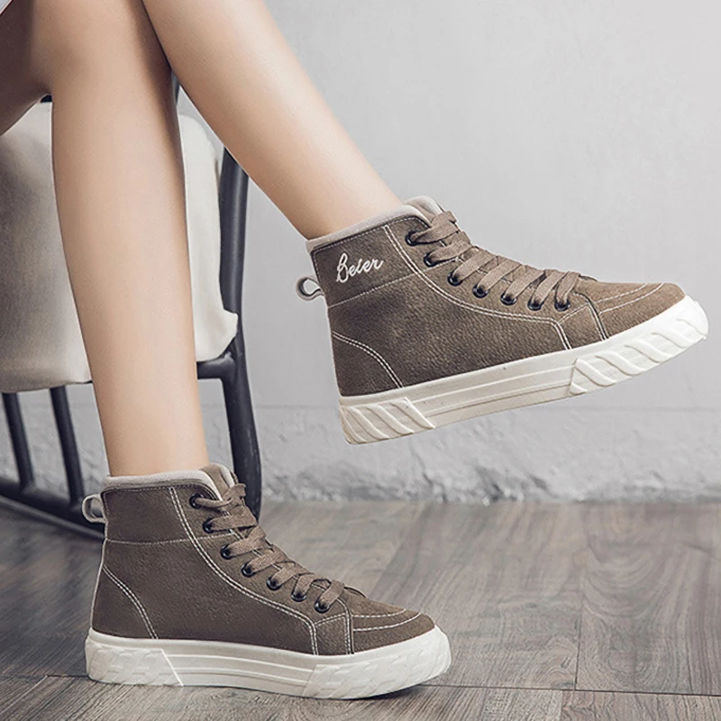 Women Winter Shoes 2019 New Arrival Boot Fashion Casual Fur Warm Plus Velvet Comfortable High Quality | Обувь