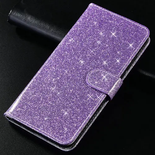 Glitter Style-Purple Для samsung Galaxy A5 A520 J3 J330 J320 J5 J6 Plus Prime J530 кожаный чехол-портмоне с откидной крышкой чехол для телефона мягкая обложка - Цвет: Glitter Style-Purple