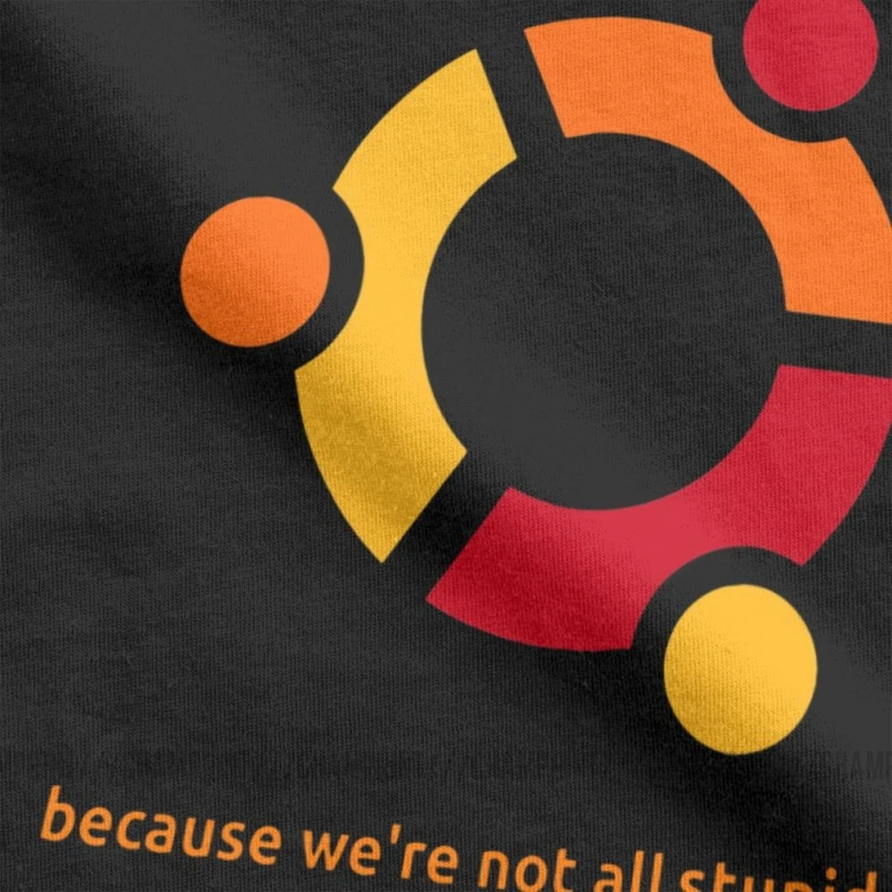 Мужская футболка Ubuntu Linux Satire Geek Humor Новинка хлопковая футболки с коротким рукавом