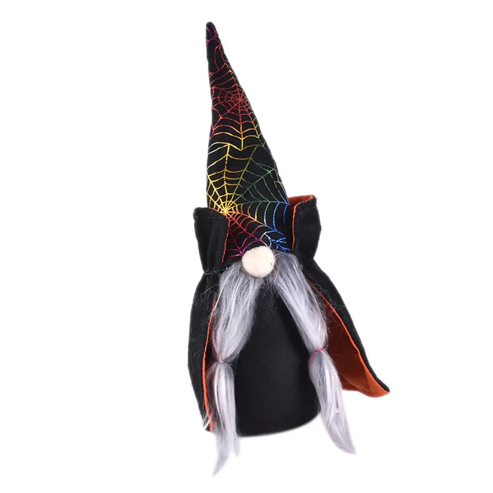 

Witch Cloak Christmas Gnome Ornaments Funny Standing Plush Dolls New Year Desk Decoration Home Decoration