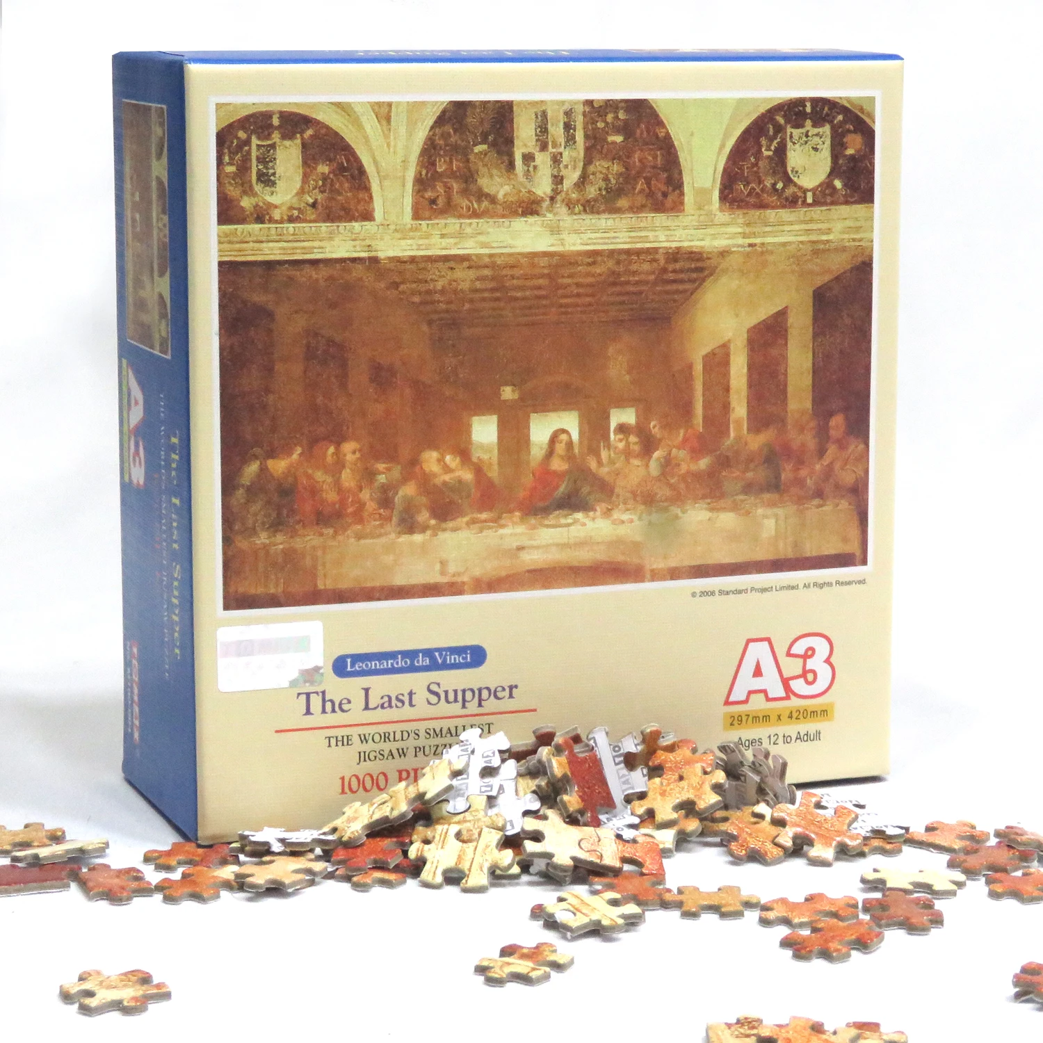 

Мини-пазл с пятнами 1000 штук настольная игра да Винчи «Последний Ужин» Детский пазл для взрослых развлечение для снятия стресса