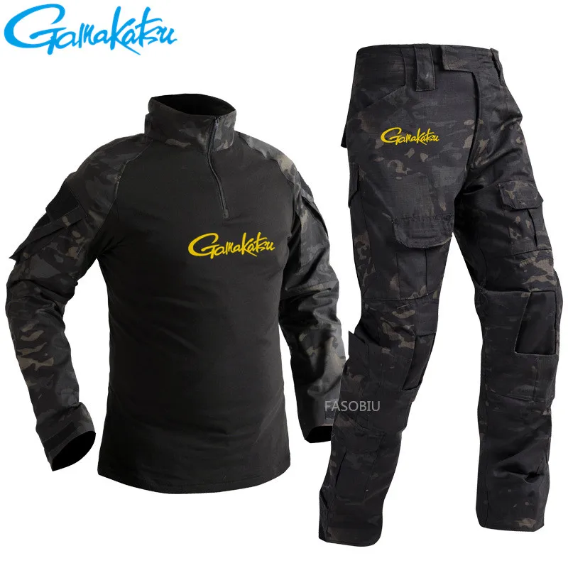 

Gamakatsu Suit For Fishing Pants Outdoor Camping Hiking Sport Wear Fishing Clothes Men Trousers Camouflage Jackets Fishing Shirt