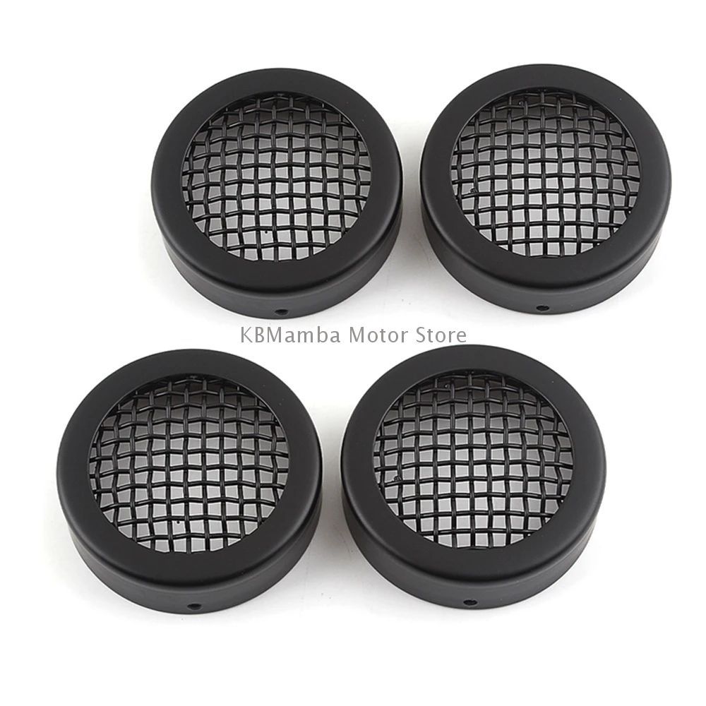 

Motorcycle Black Turn signal Lights Trim Grills Cap For Royal Enfield Classic 500 Protector Indicator Blinker Grill Cover