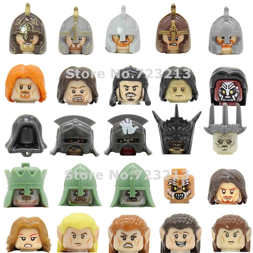 Feleph Кольцо Король фигурка голова Саурон рот галдир тауриэль Арагорн ведьма орк