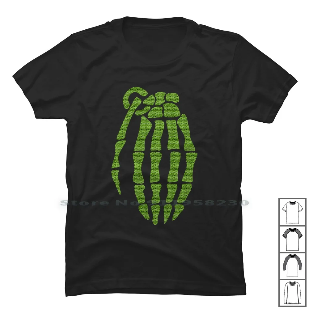 

Футболка с рисунком скелета, 100% хлопок